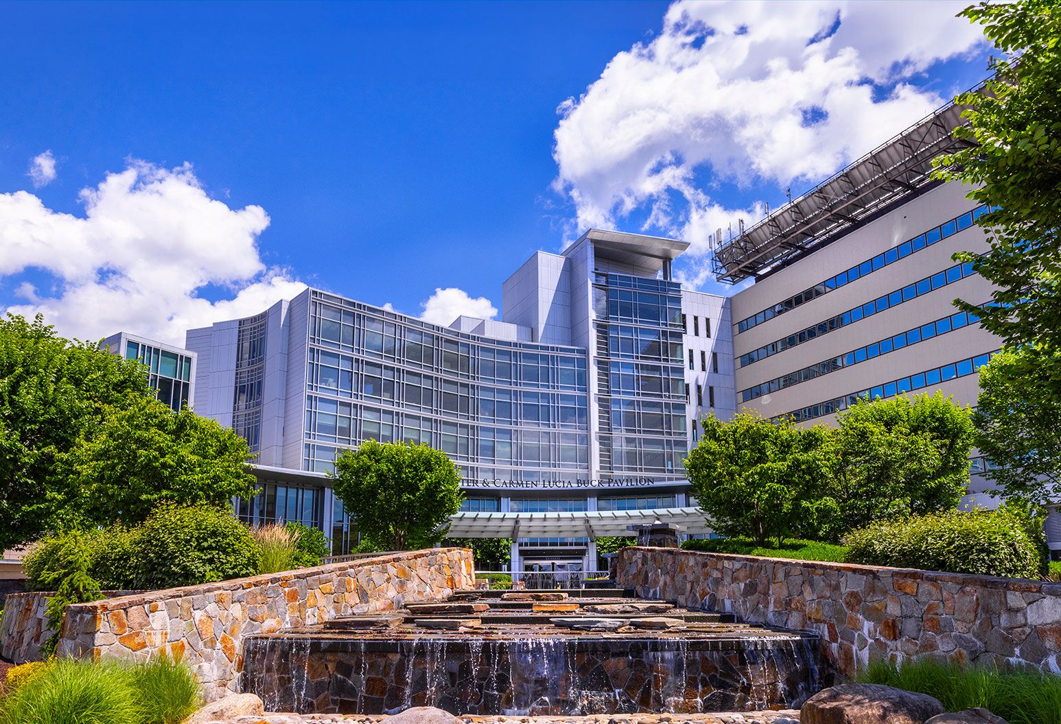 Danbury Hospital building exterior.