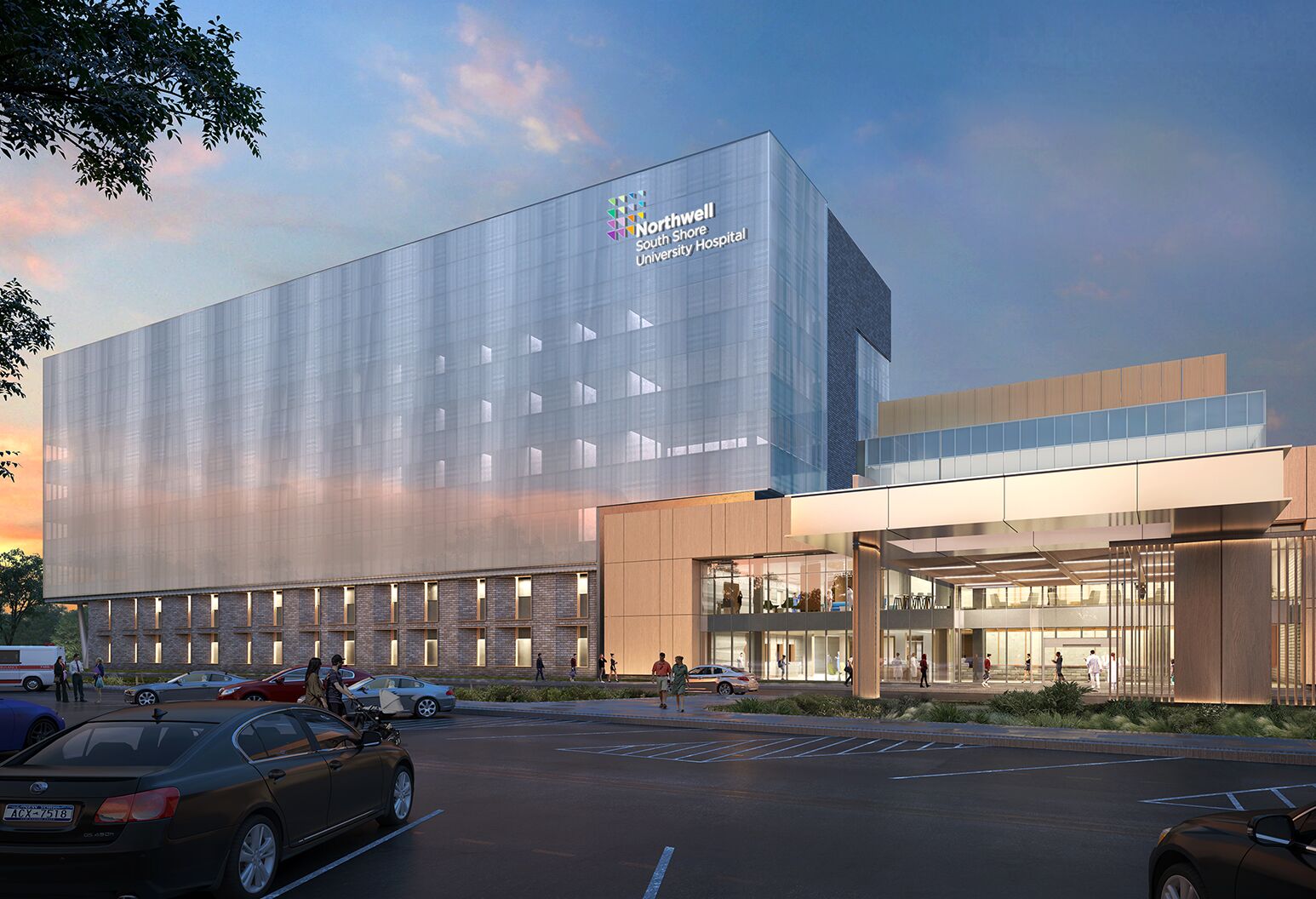 Front of SSUH Patient Pavilion