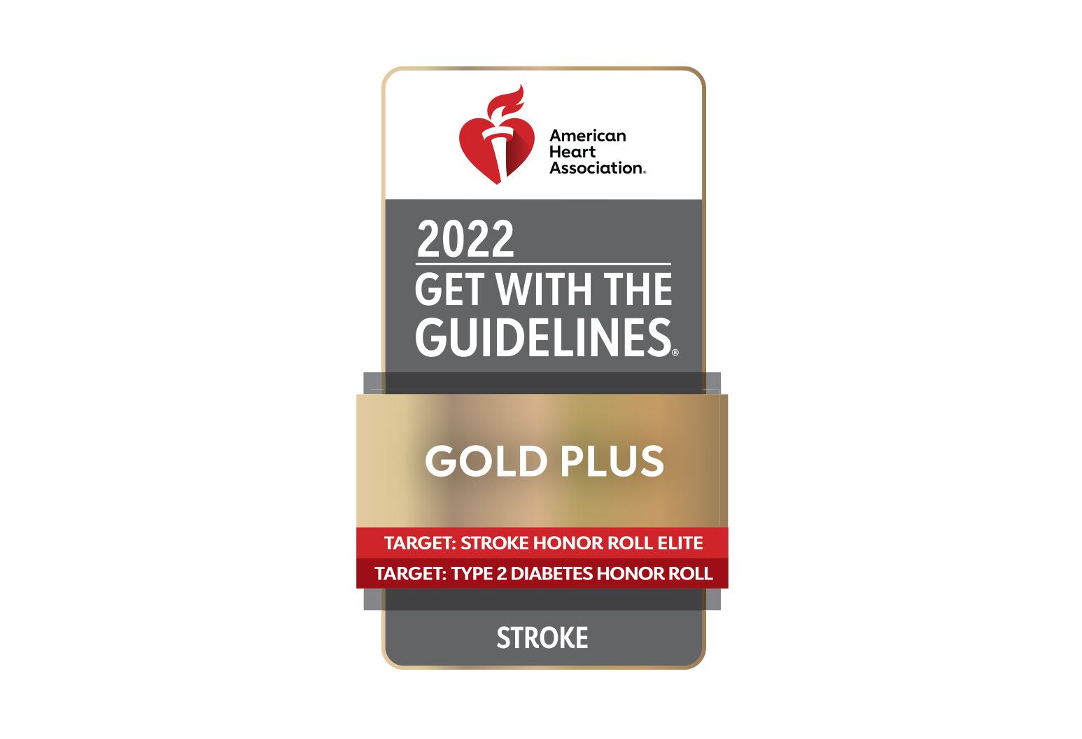 2021 American Heart Association badge