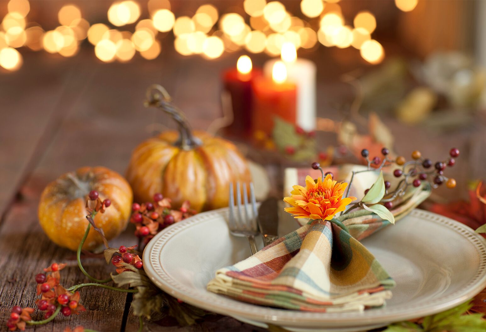 Fall Leaves Dinner Table Napkins 6 Set