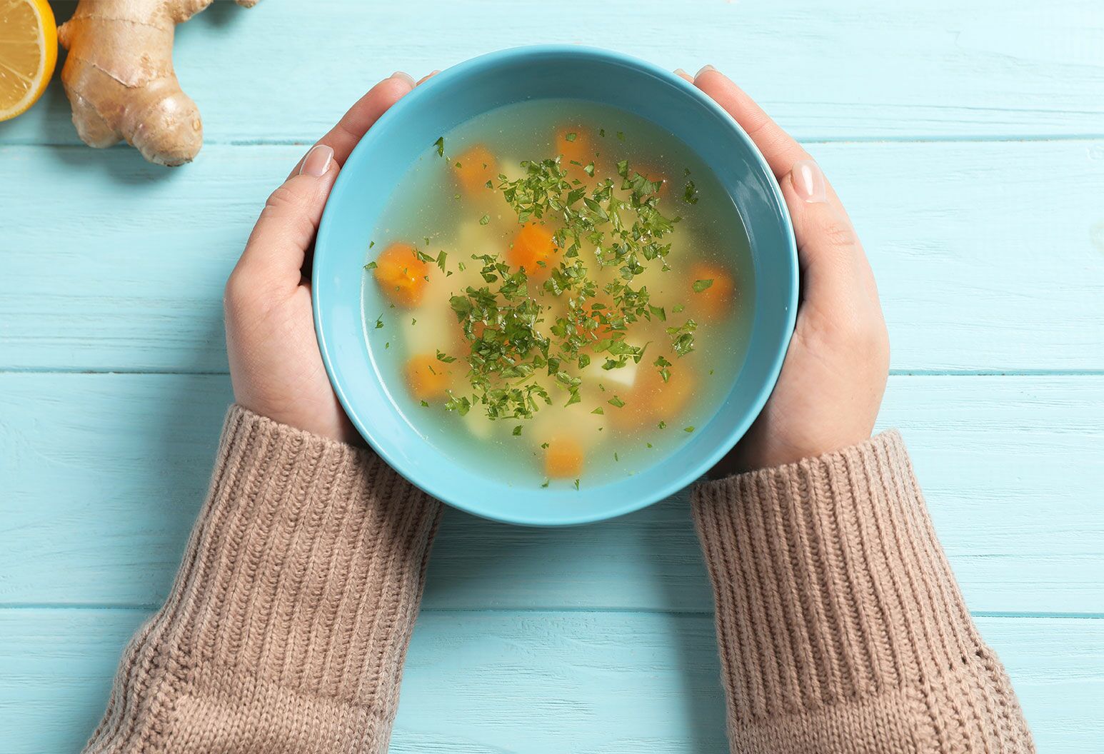 Why Soup Is Good When Sick