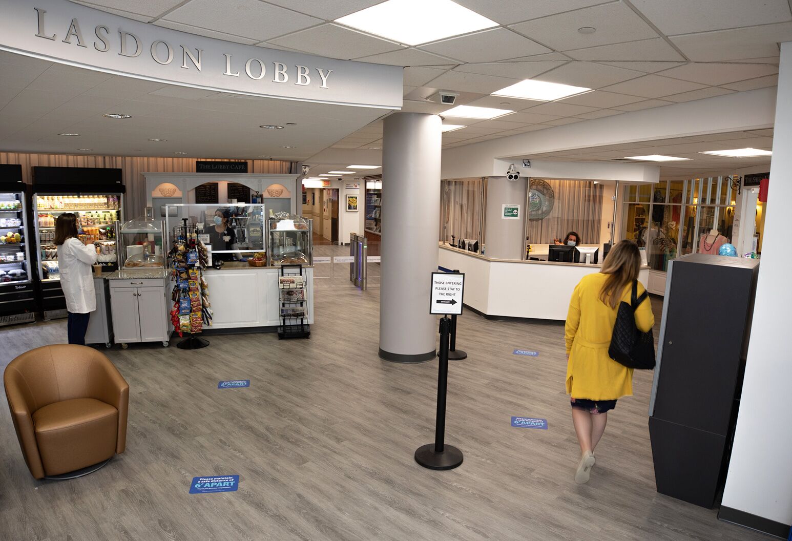 Inside the Lasdon Lobby