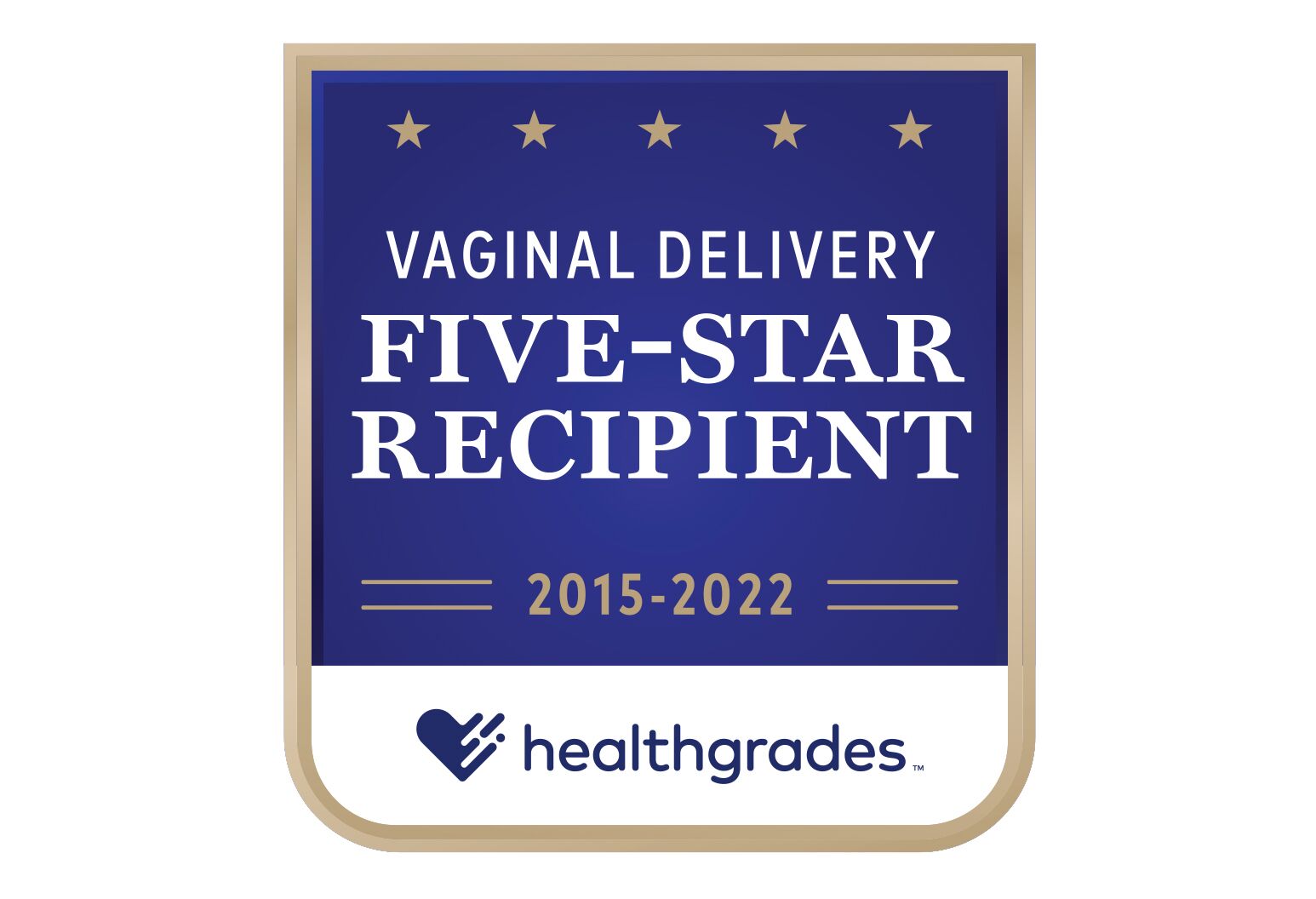 Vaginal Delivery Five-Star Recipient logo