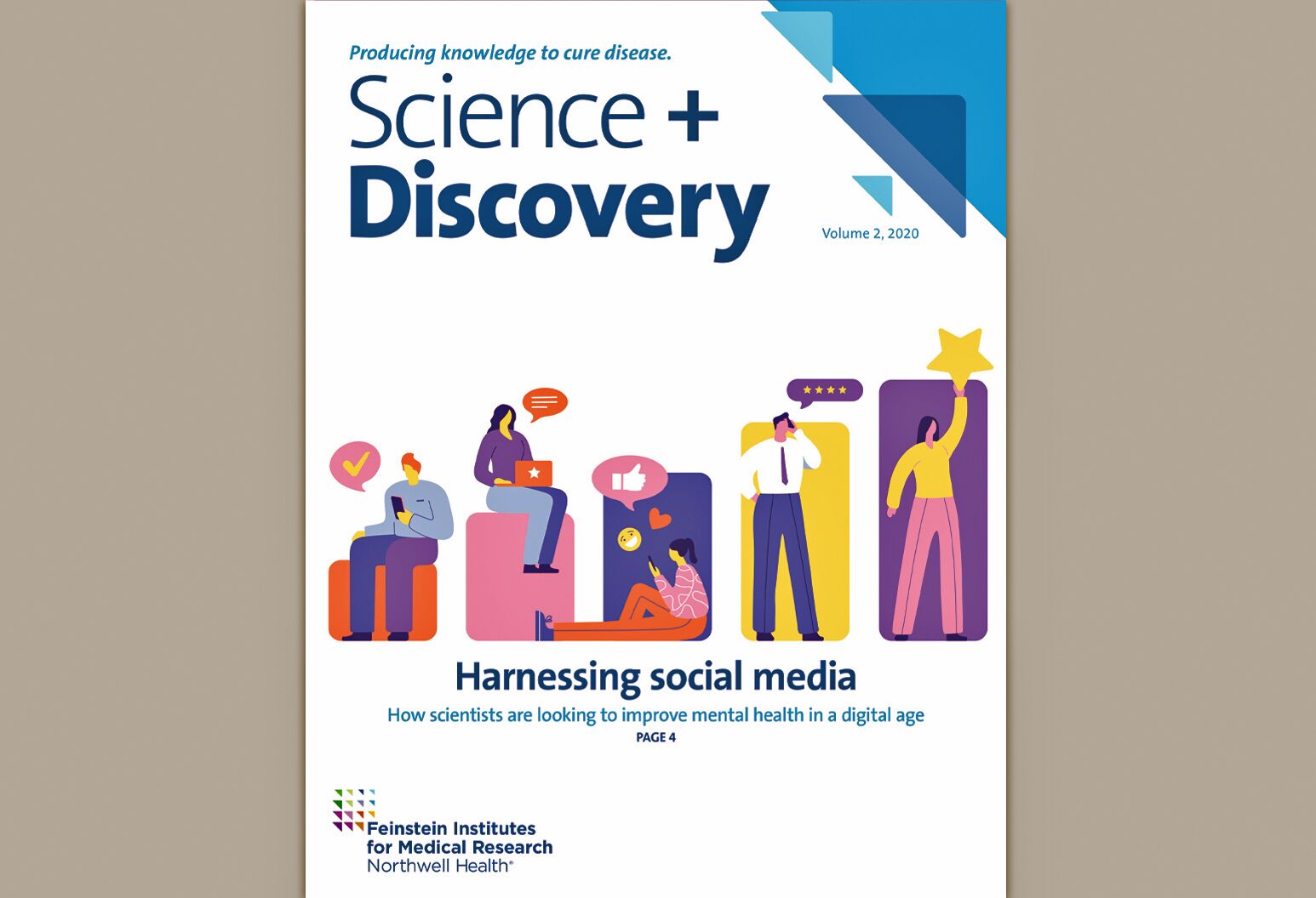 The cover of Science and Discovery, volume 1, 2020
