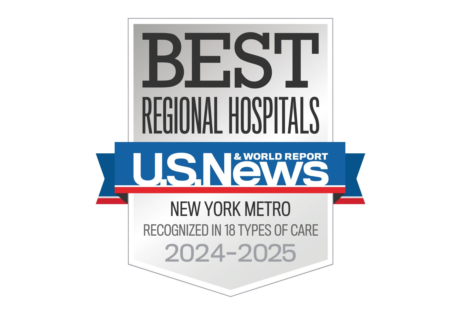 U.S news and world report, best regional hospital badge, 2024-2025