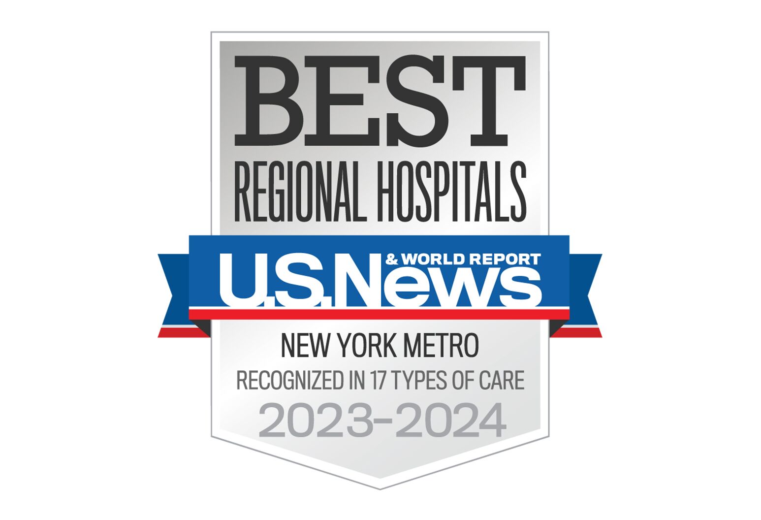 U.S news and world report, best regional hospital badge, 2023-2024